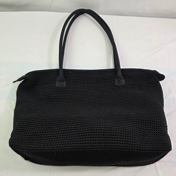 The SAK Elliot Lucca Collection Handback Black Crotchet Shoulder Bag Purse - Picture 13 of 15